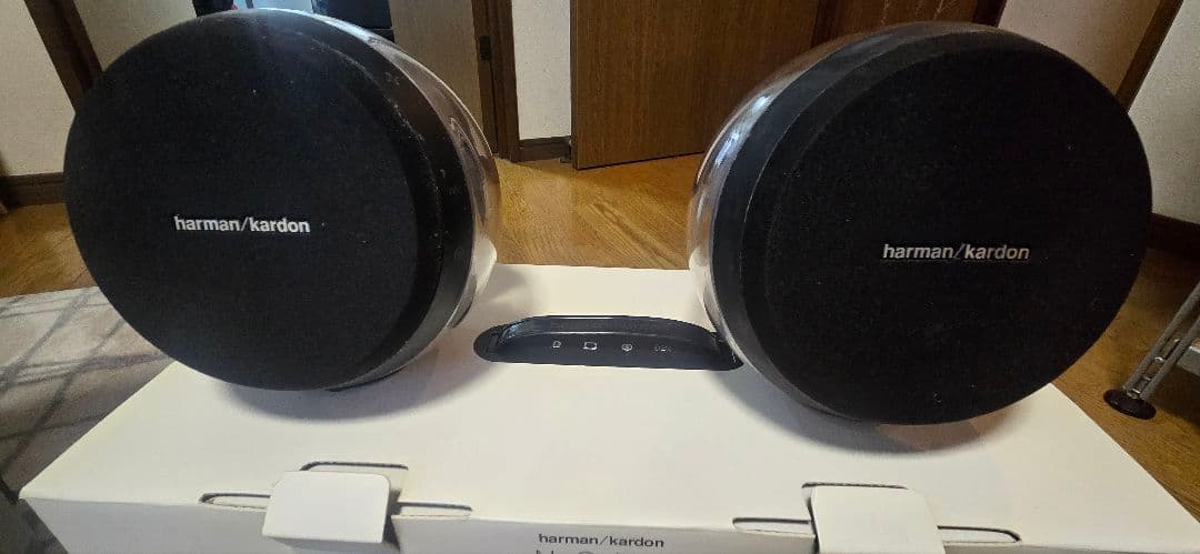 harman/kardon 円形スピーカー スタンド付き