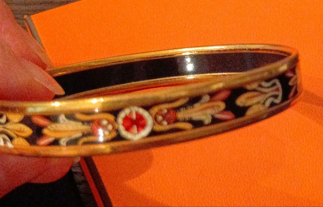 HERMES エマイユ バングル