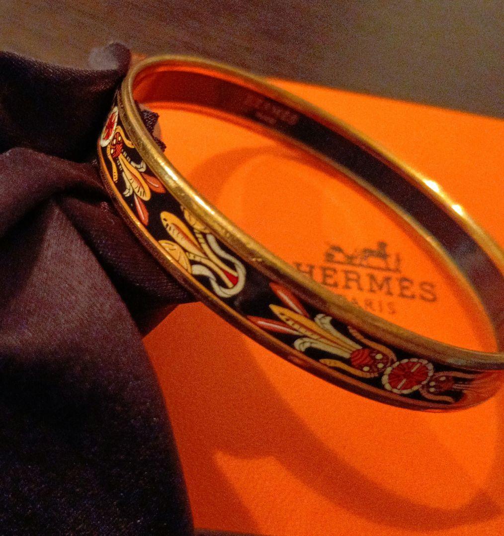 HERMES エマイユ バングル
