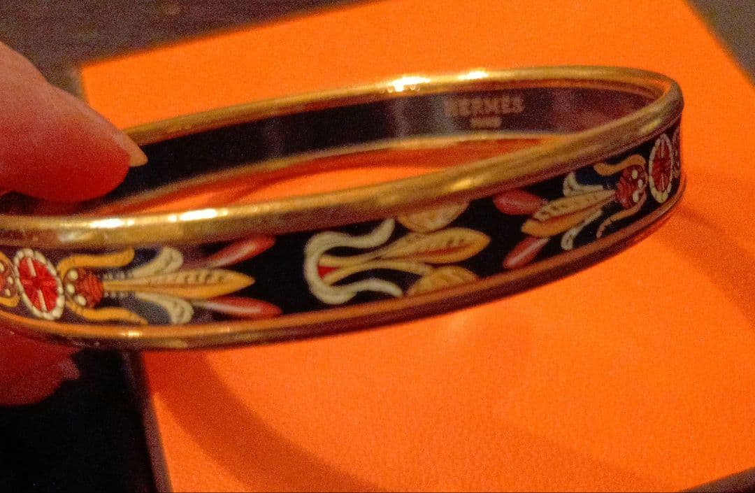 HERMES エマイユ バングル
