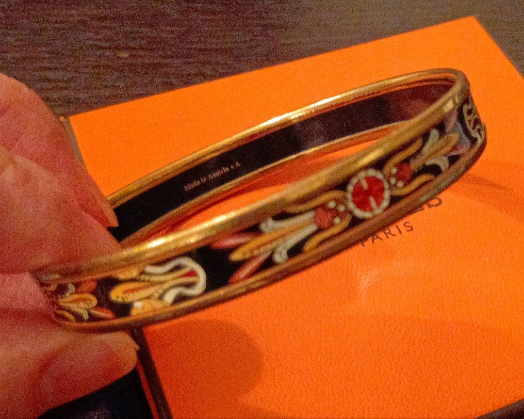 HERMES エマイユ バングル