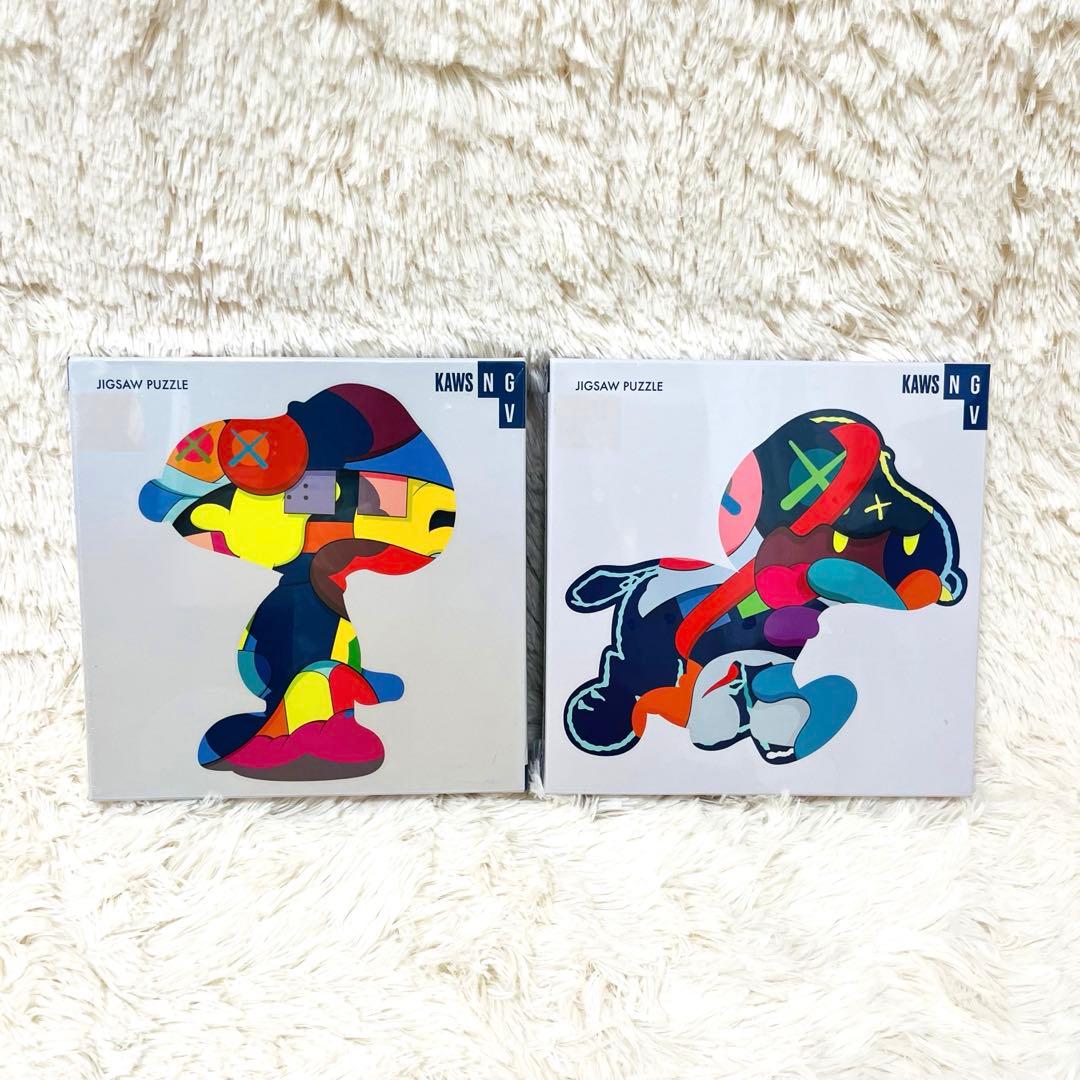 【未開封 レア】スヌーピー KAWS カウズ パズル　2種セット SNOOPY