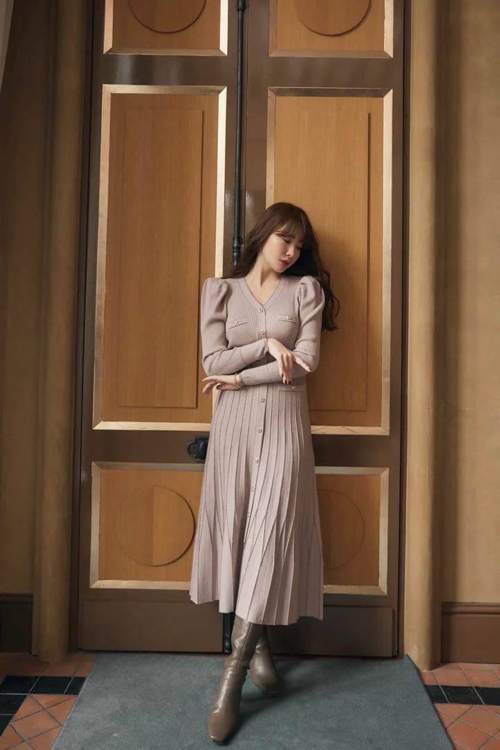 ワンピース Suite Room Knit Long Dress