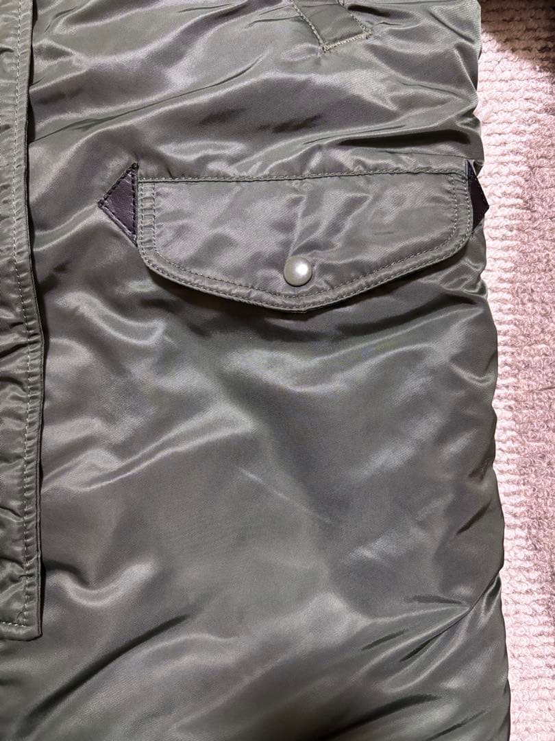 ALPHAミリタリージャケット N-3B 未使用 セージグリーン L