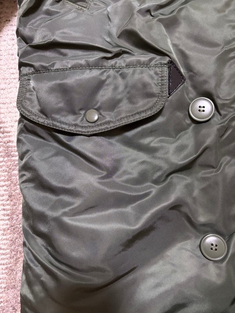 ALPHAミリタリージャケット N-3B 未使用 セージグリーン L