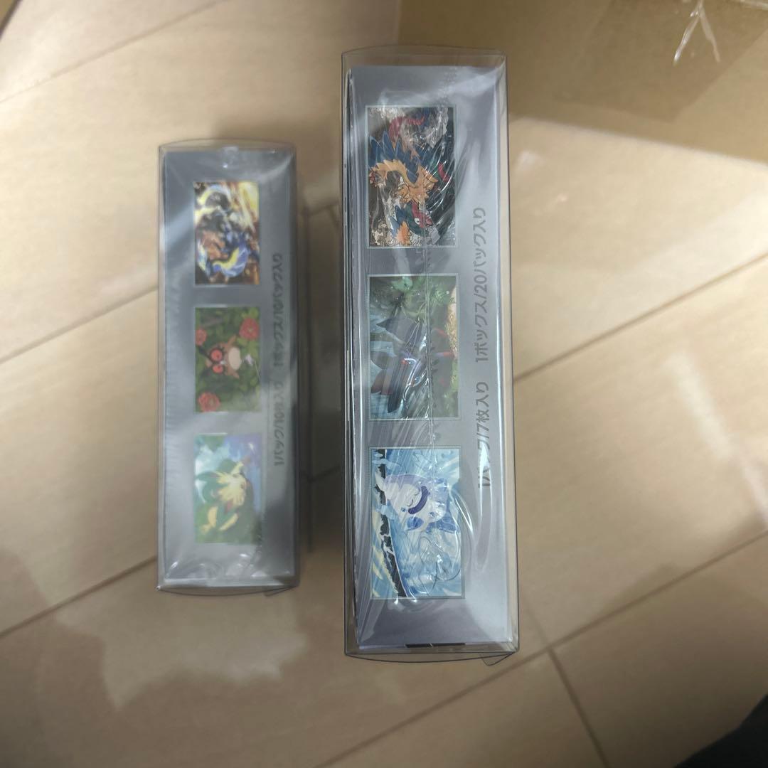 ポケモンカード ホワイトフレア＆テラスタルフェスex 各1box シュリンク付き