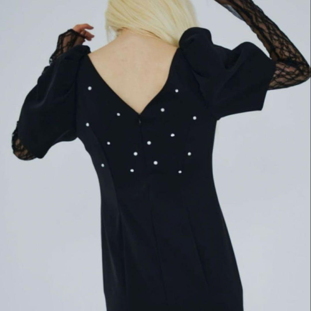 ⭐︎専用⭐︎ANDRESD / lace arm drape dress