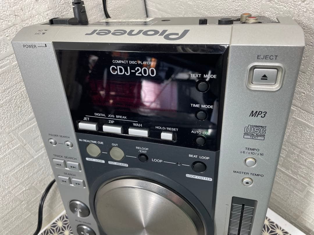 Pioneer dj パイオニア　CDJ-200 レンズクリーニング　電源コード