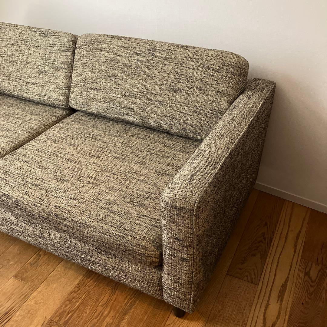 ACME アクメファニチャー ソファ (ブラウン×ブラック ベース)