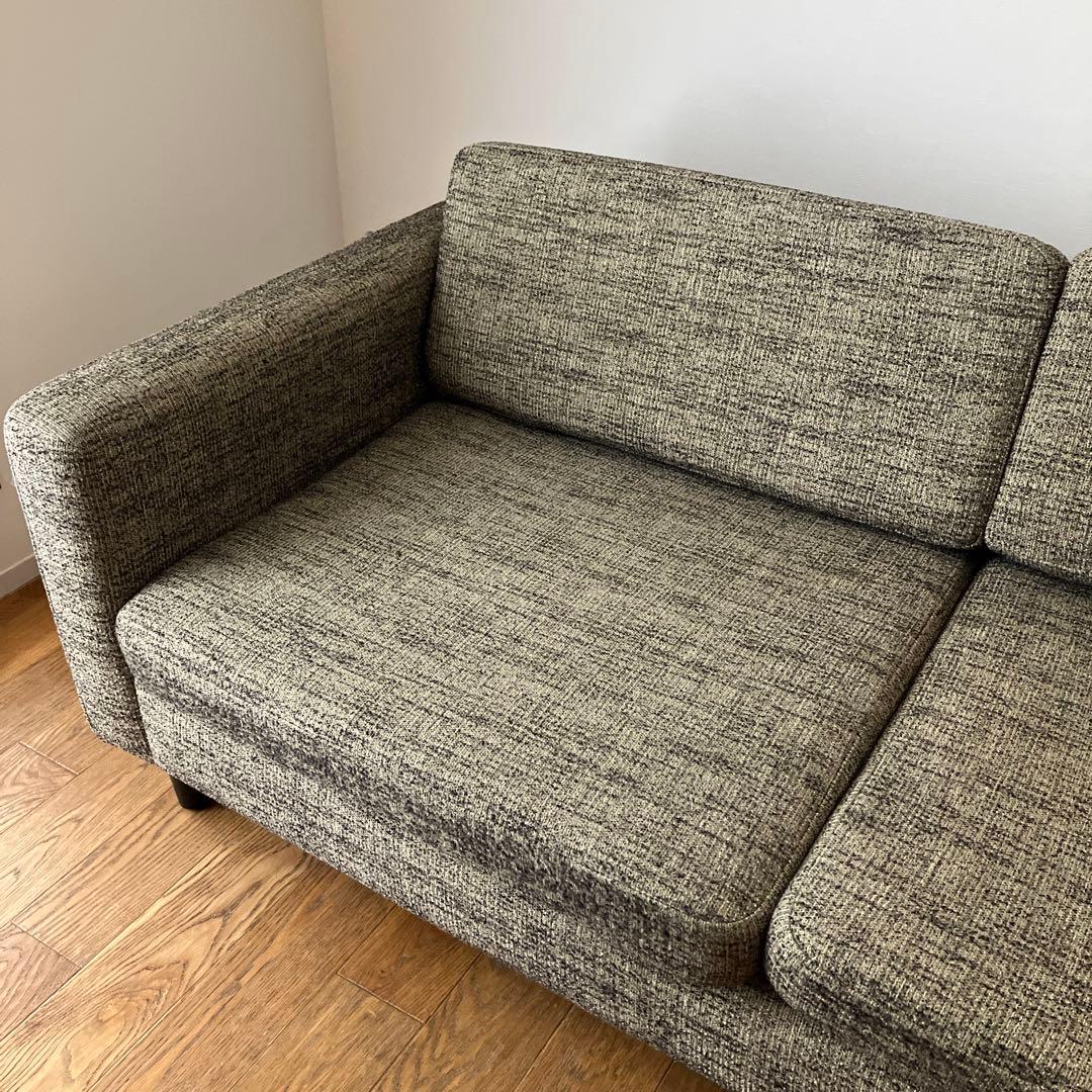 ACME アクメファニチャー ソファ (ブラウン×ブラック ベース)