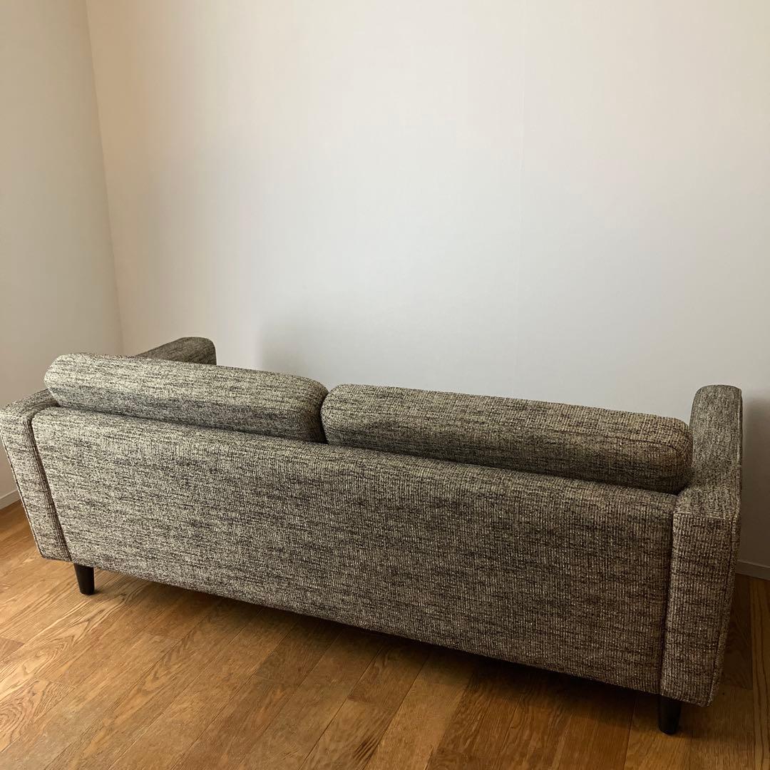 ACME アクメファニチャー ソファ (ブラウン×ブラック ベース)