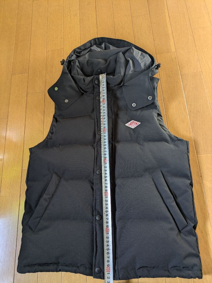 美品 DANTON ダウンベストMEN JD-8858 LAS【40】