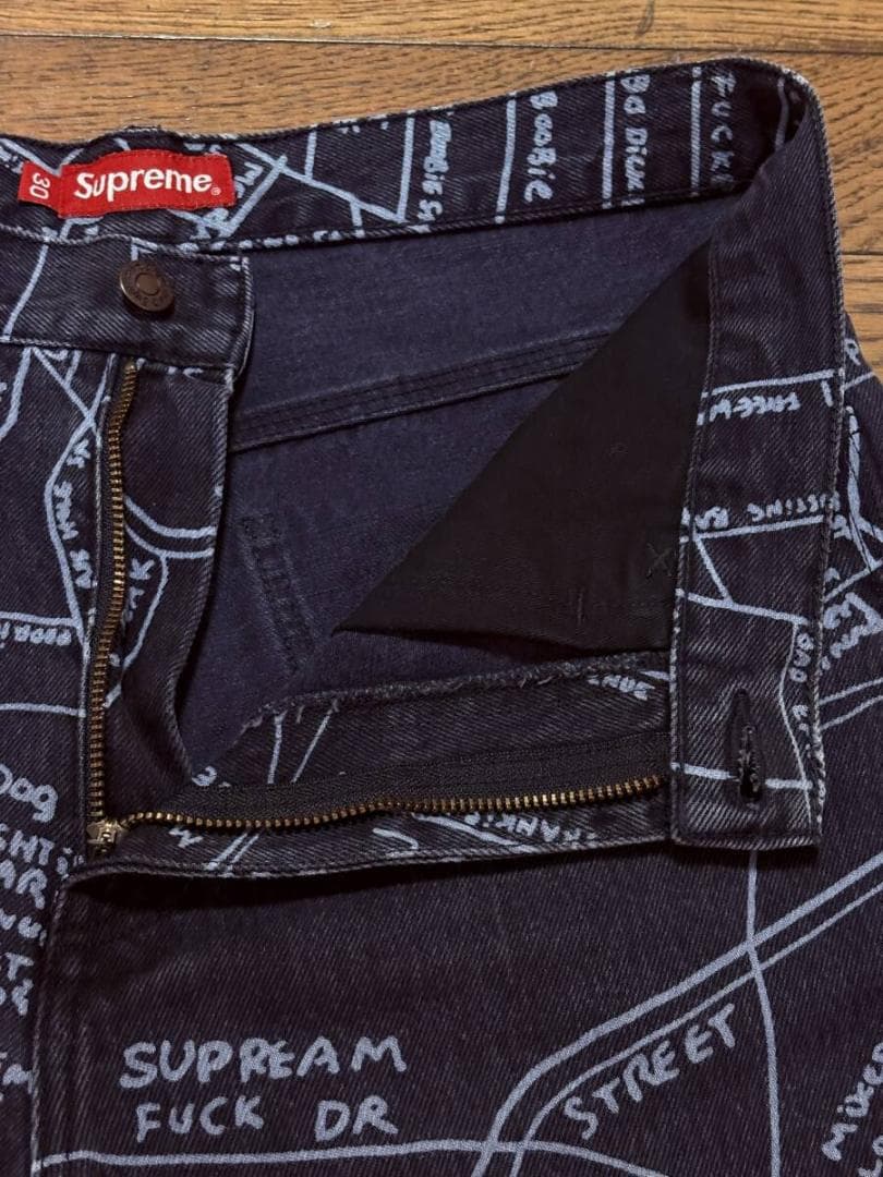 シュプリーム Gonz Map Denim ゴンズマップデニム ペインターデニム