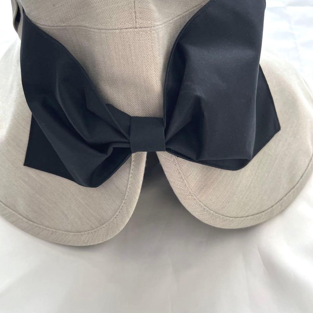 サンバリア 帽子　ハット　ナチュラルリボンハット　紫外線　日焼け帽子