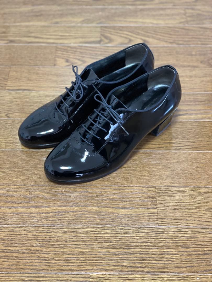 コムデギャルソンオムプリュス ヒールシューズ 革靴 ドレス エナメル