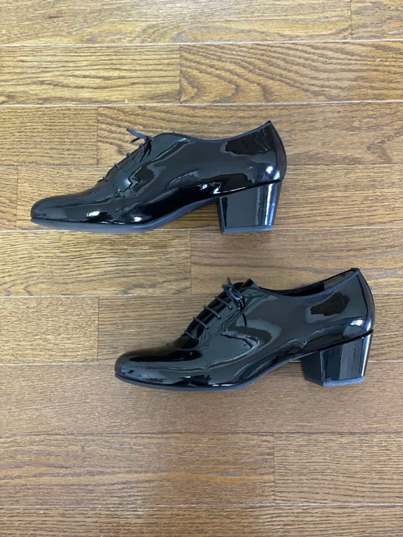コムデギャルソンオムプリュス ヒールシューズ 革靴 ドレス エナメル
