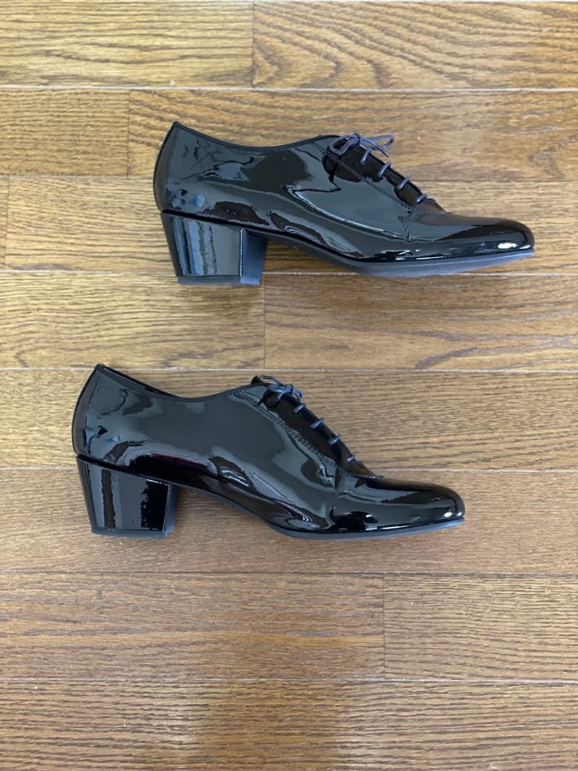 コムデギャルソンオムプリュス ヒールシューズ 革靴 ドレス エナメル