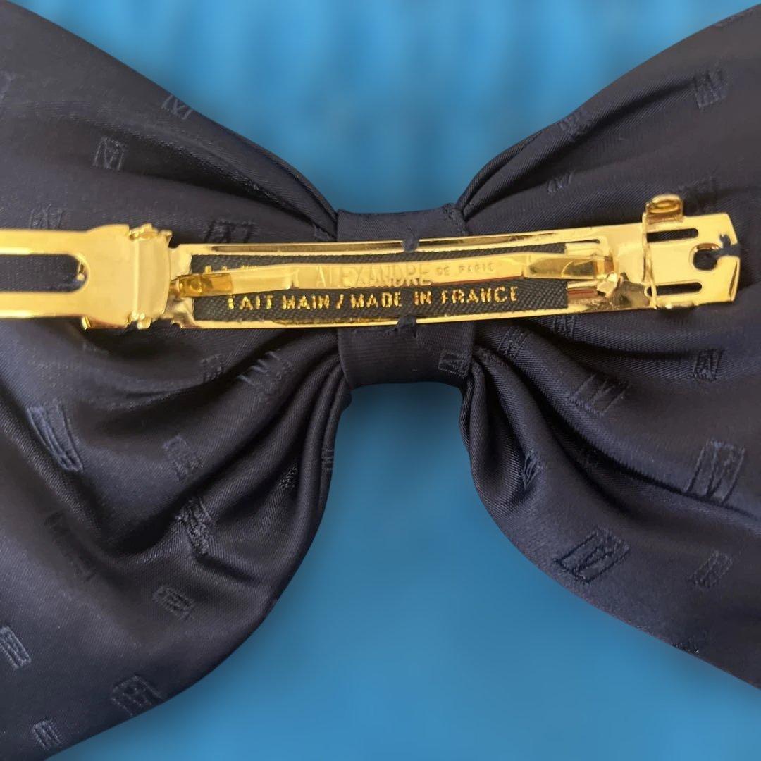 ALEXANDRE DE PARIS リボンヘアバレッタ