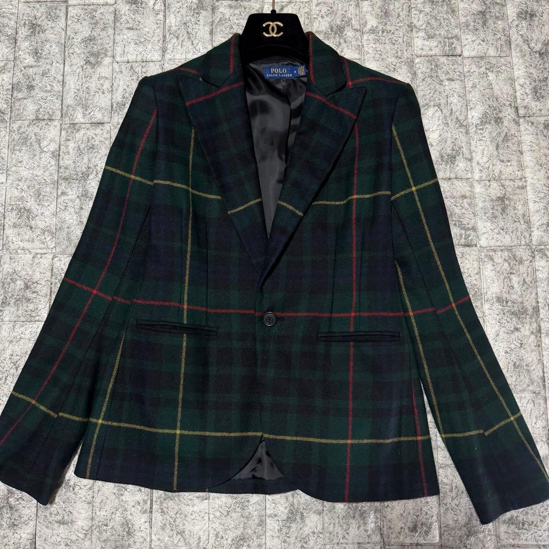 Yukiyuki　ポロラルフローレン タータンチェック ウールブレザー