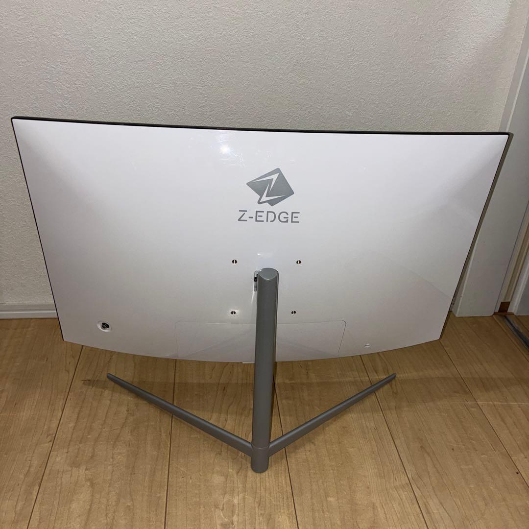 安い！Z-Edge湾曲ゲーミングモニター 24型 75Hz スピーカー　美品