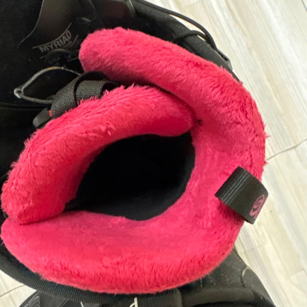【美品】SALOMON スノーボードブーツ MYRIAD BOA 24.5cm