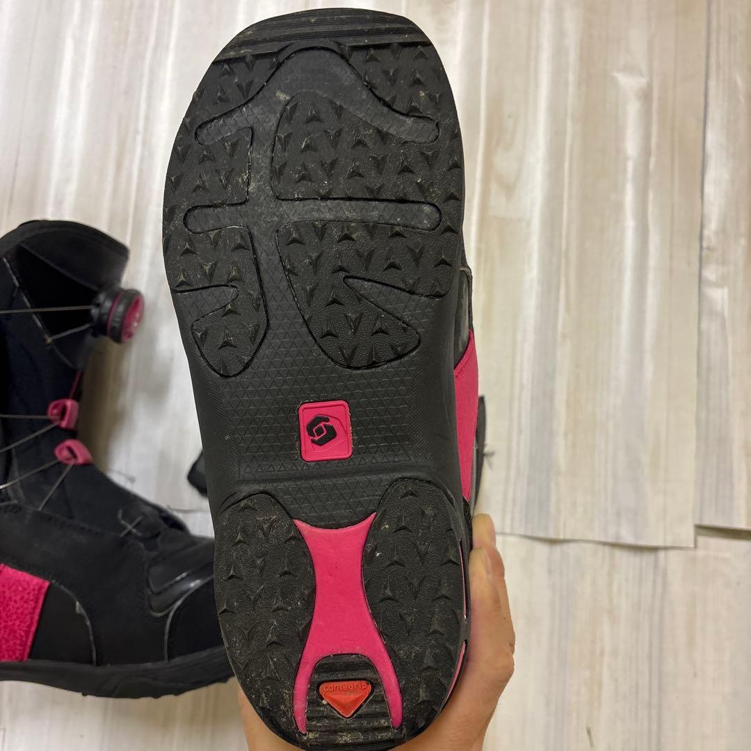 【美品】SALOMON スノーボードブーツ MYRIAD BOA 24.5cm