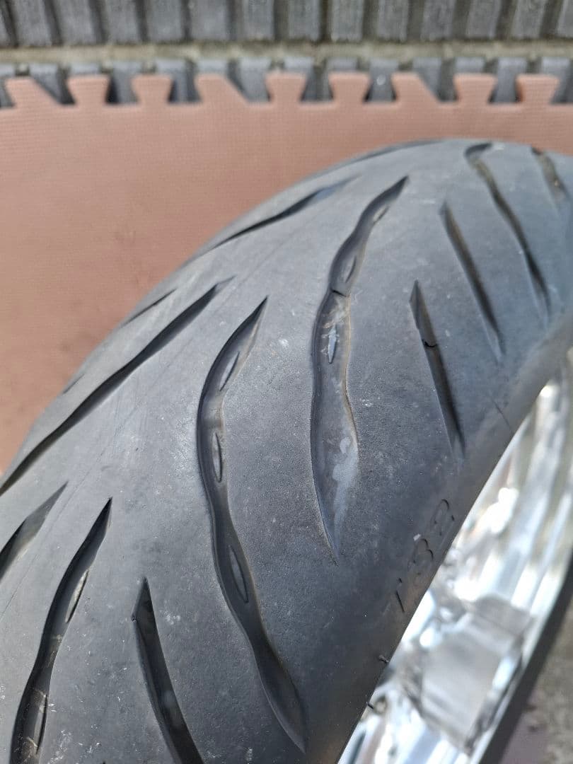 ハーレー　ミスミエンジニアリング　 アルミホイール前後セット 　タイヤ付き