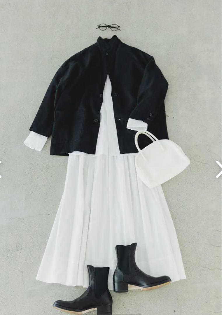 かぐれ コラボ フレンチリネンのテーラードジャケット