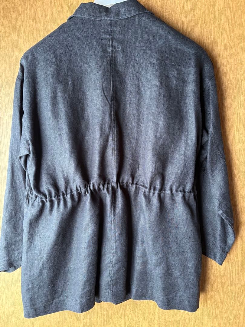 かぐれ コラボ フレンチリネンのテーラードジャケット