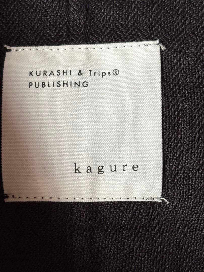 かぐれ コラボ フレンチリネンのテーラードジャケット