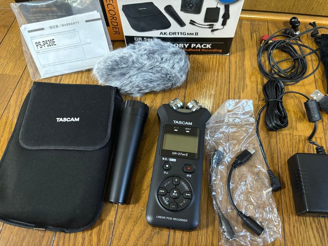 Roland バイノーラル マイクロホン TASCAM リニアPCMレコーダー