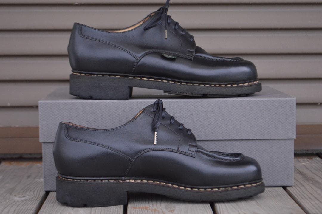 美品　PARABOOT　シャンボード　UK5.5　ブラック　Uチップ　パラブーツ
