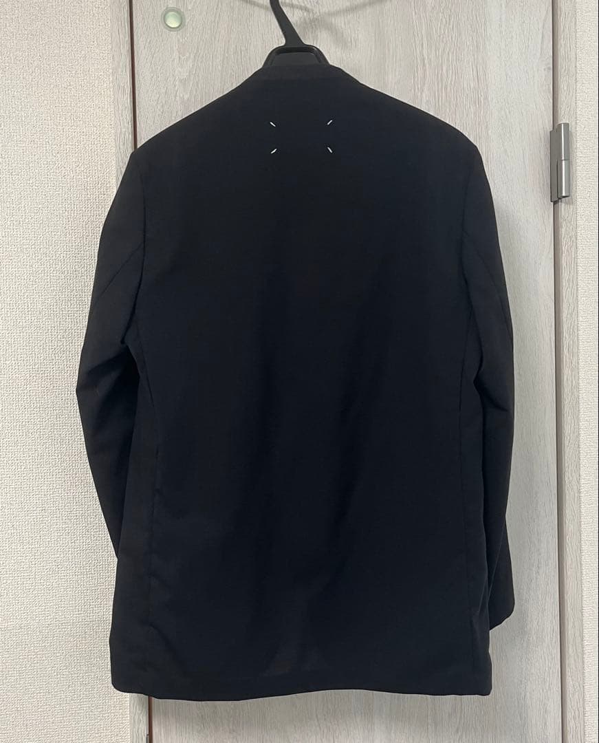 Maison Margiela黒 ノーカラージャケット サイズ44