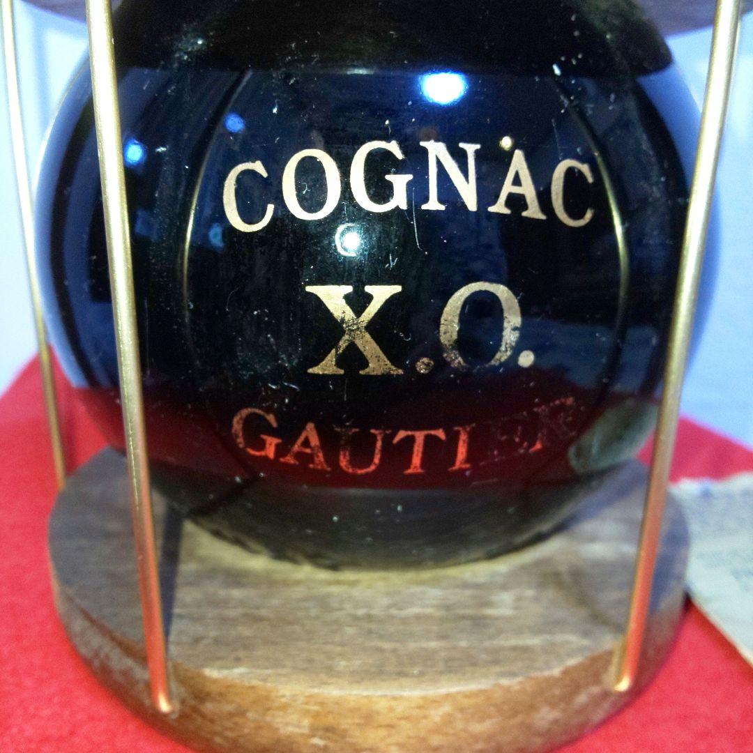 古酒 GAUTIER ゴーティエXO 木製ランタン型 700ml 40% 未開栓