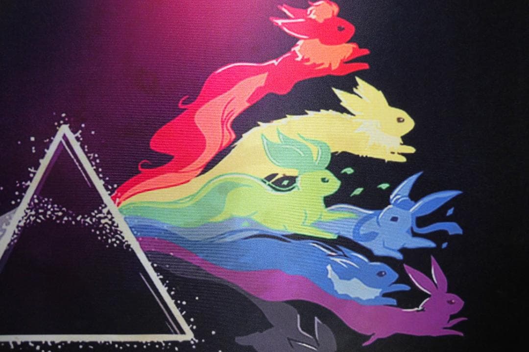 ポケモン　虹色ウサギデザイン プレイマット