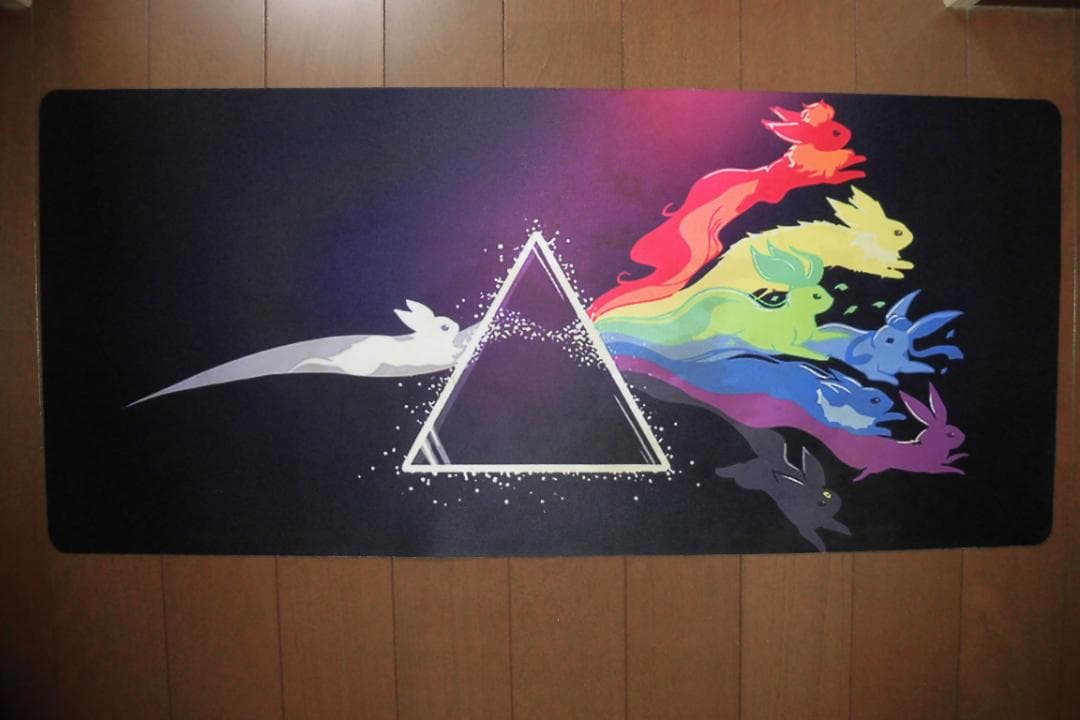 ポケモン　虹色ウサギデザイン プレイマット