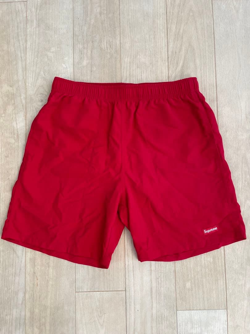 SUPREME Nylon Water Short パンツ ショーツ S レッド