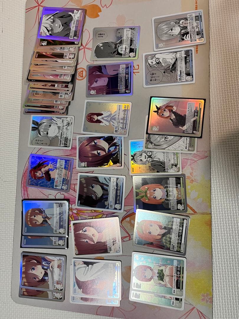 五等分の花嫁カードゲーム引退品まとめ売り　メイン中野一花 中野四葉サインカード