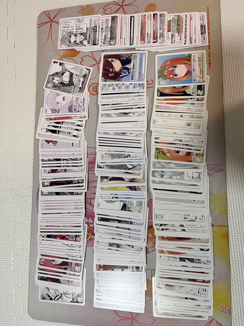 五等分の花嫁カードゲーム引退品まとめ売り　メイン中野一花 中野四葉サインカード