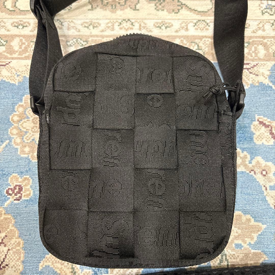 Supreme ブラック ショルダーバッグ