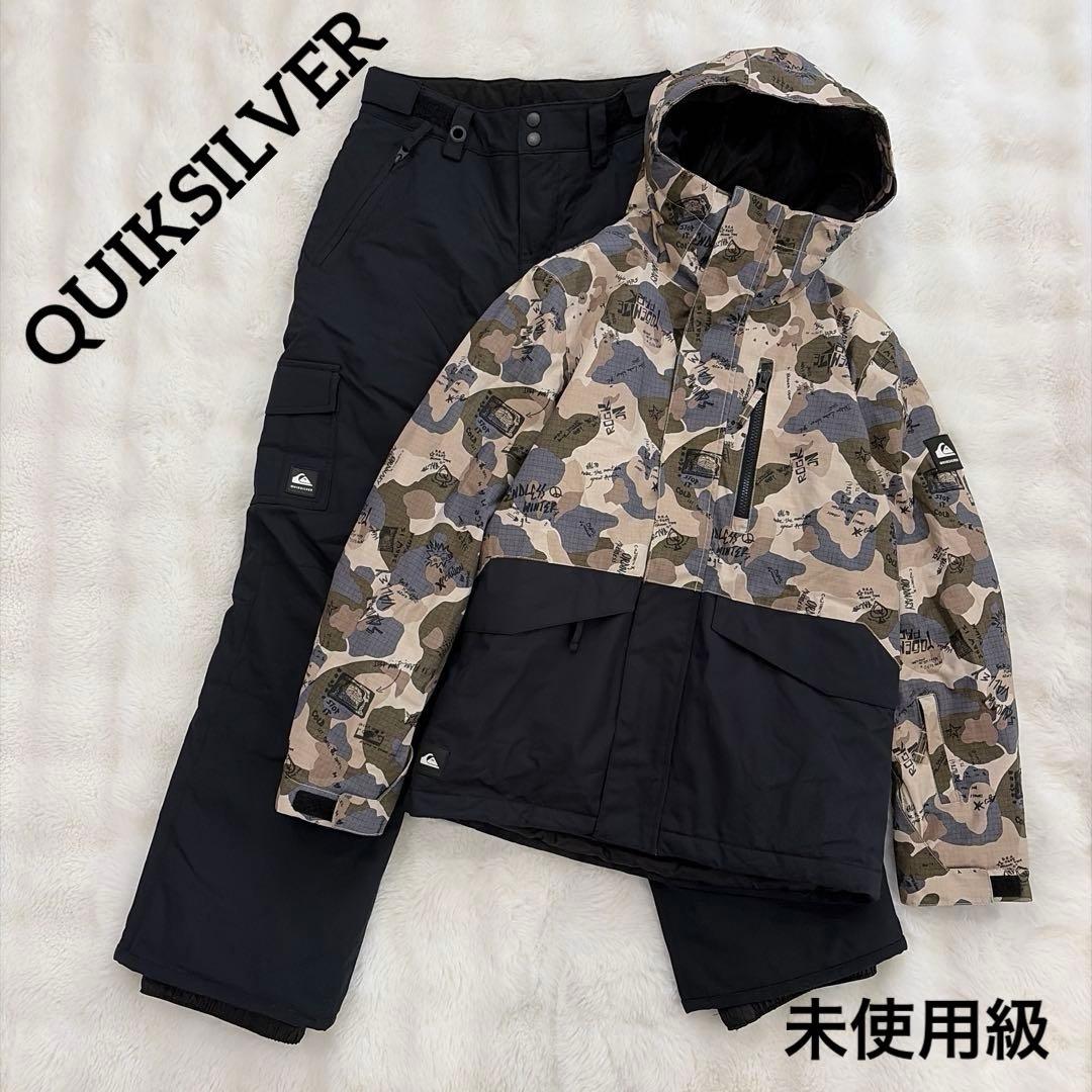 美品　QUIKSILVER スノーボードウェアセット　スノーウェア　160
