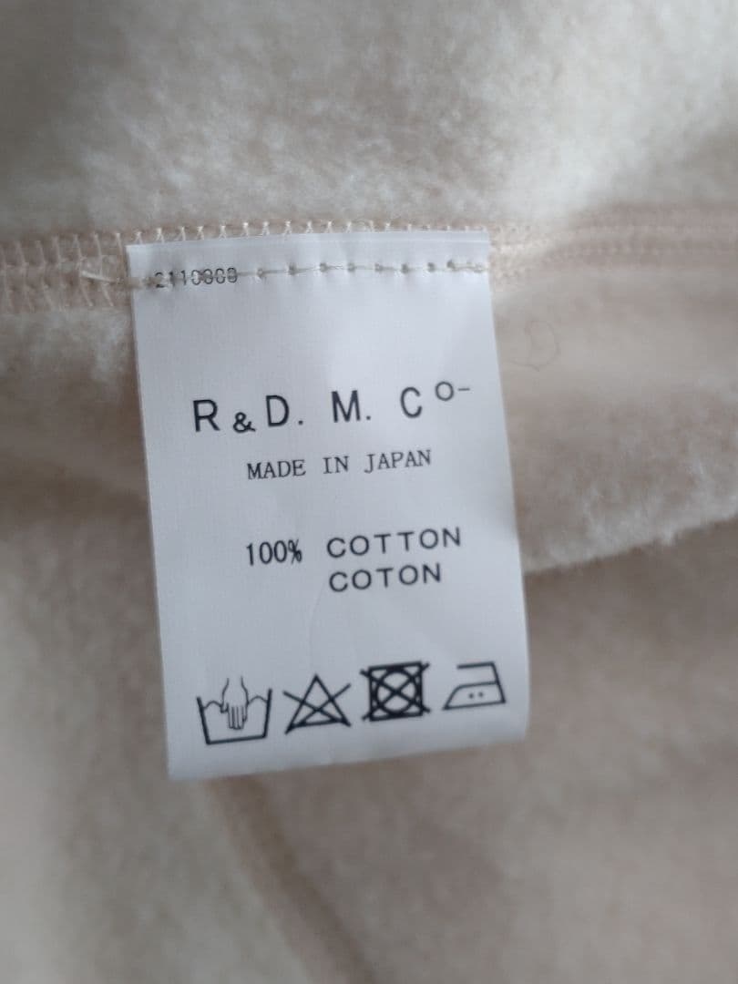 オールドマンズテーラーR＆D.M.Co- パーカー　スエット　サイズМ　美品