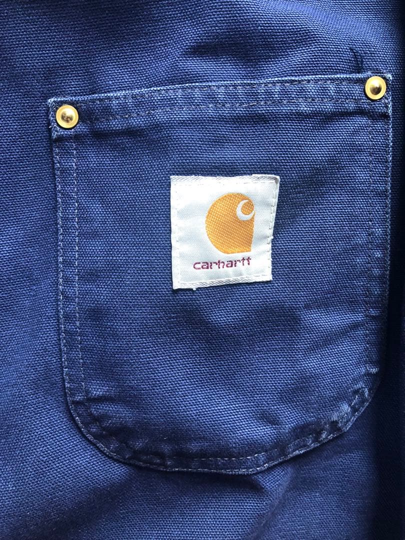 USA製　カバーオール◆チョアコート　ネイビー紺　カーハート　carhartt