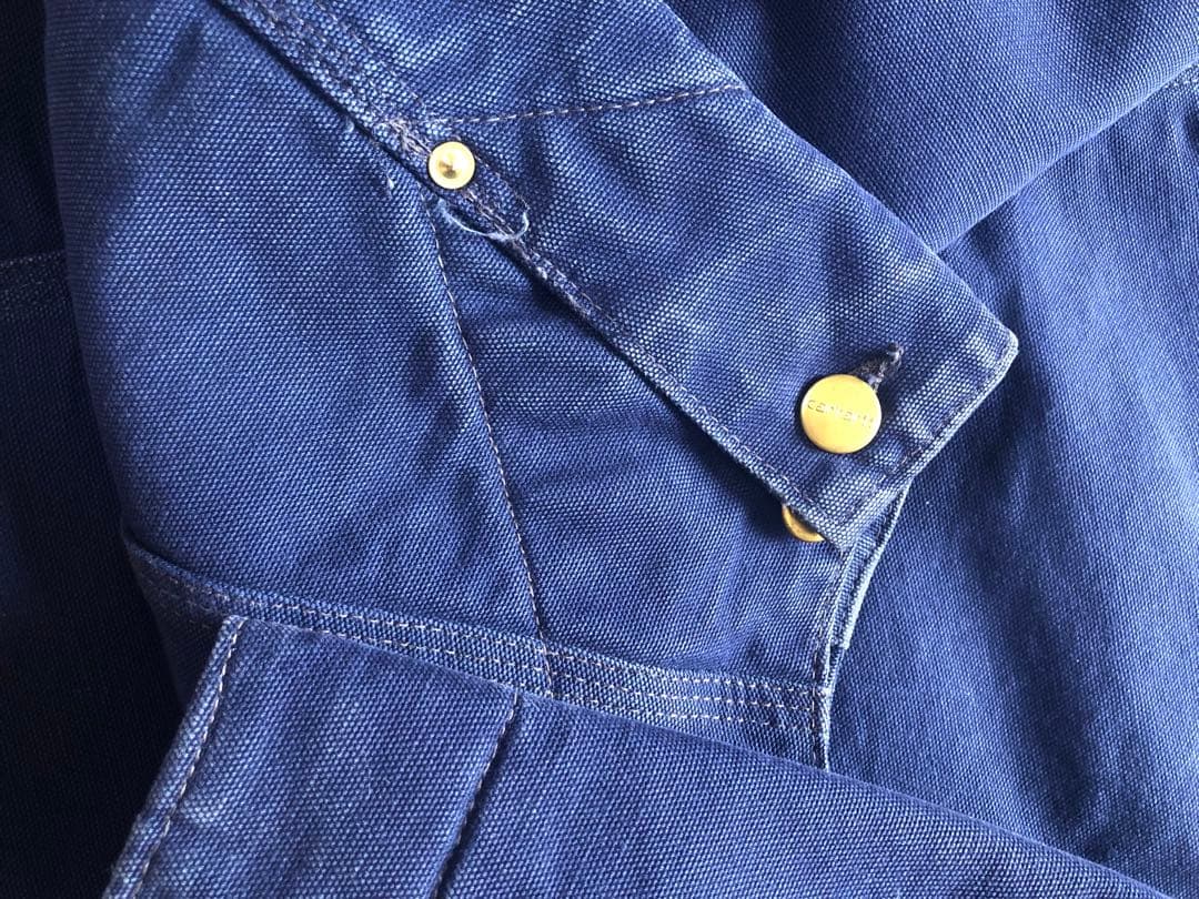 USA製　カバーオール◆チョアコート　ネイビー紺　カーハート　carhartt