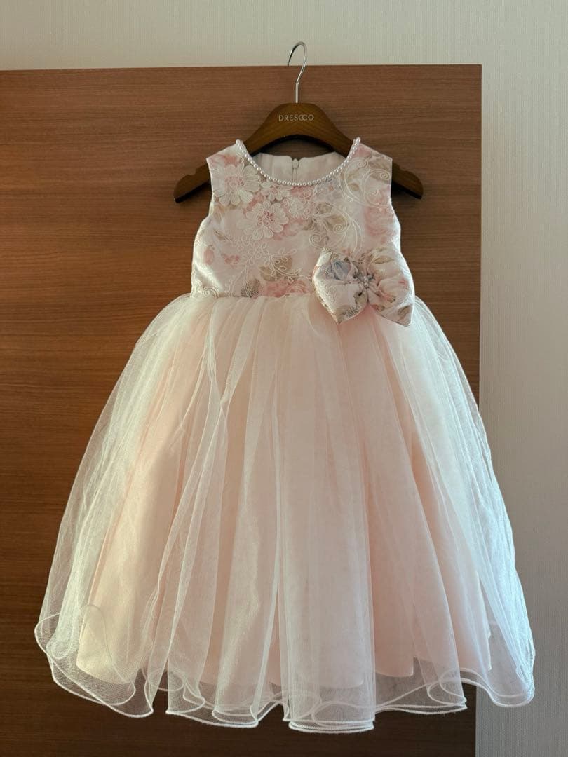 【超美品】【DRESCCO】110 発表会ドレス ピンク