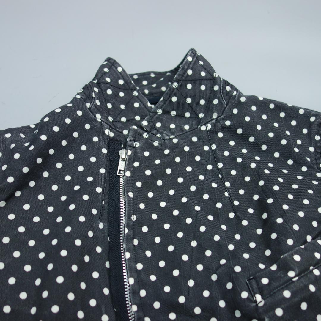 °*°様 7907 ブラックコムデギャルソン ドット柄 燕尾ジャケット レディー