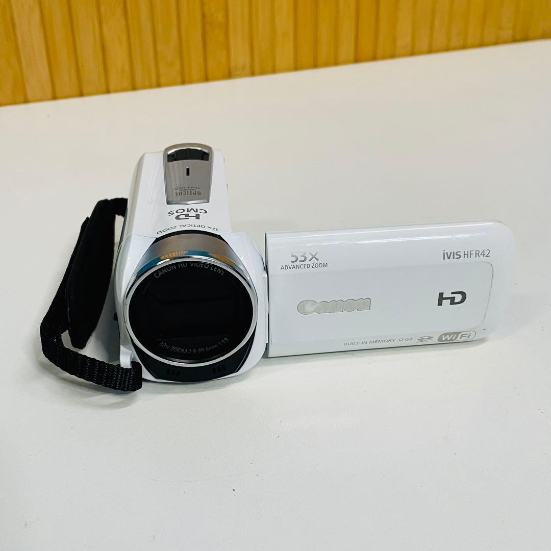 動作確認済み Canon iVIS HF R42 ビデオカメラバッテリーなし