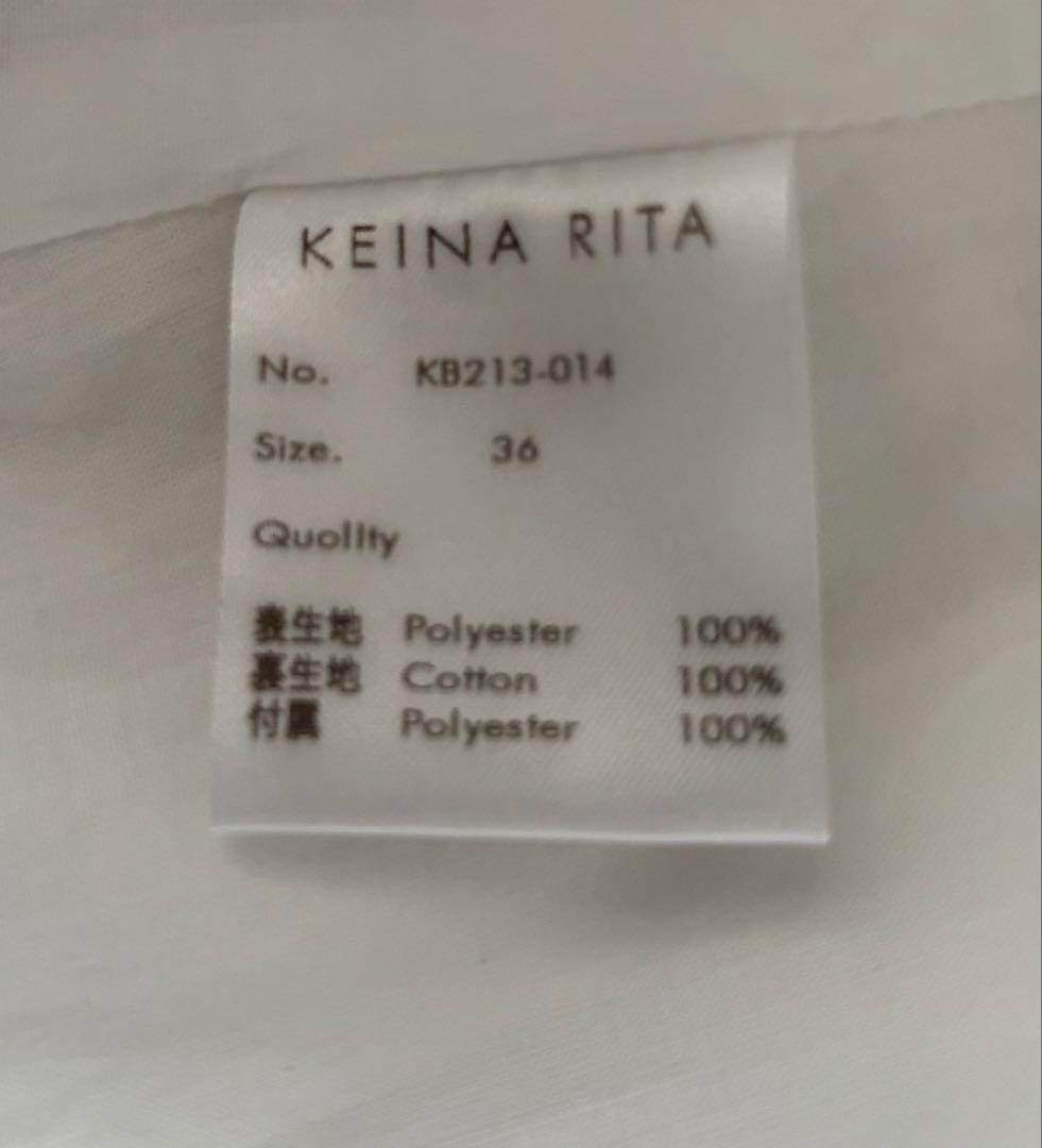 ケイナリタ　KEINA RITA バルーントップス　36 ホワイト