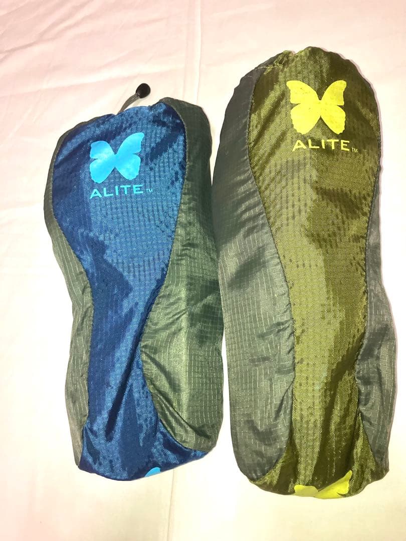 ALITE モナークチェア アウトドアチェア 青 緑 メイフライフ 2脚