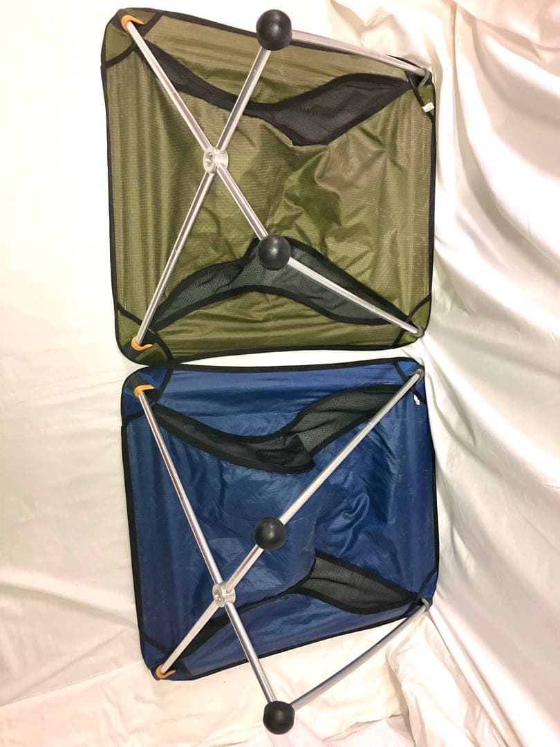 ALITE モナークチェア アウトドアチェア 青 緑 メイフライフ 2脚